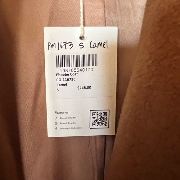 Camel Coat *NEW with tags* - Picture 2 of 3